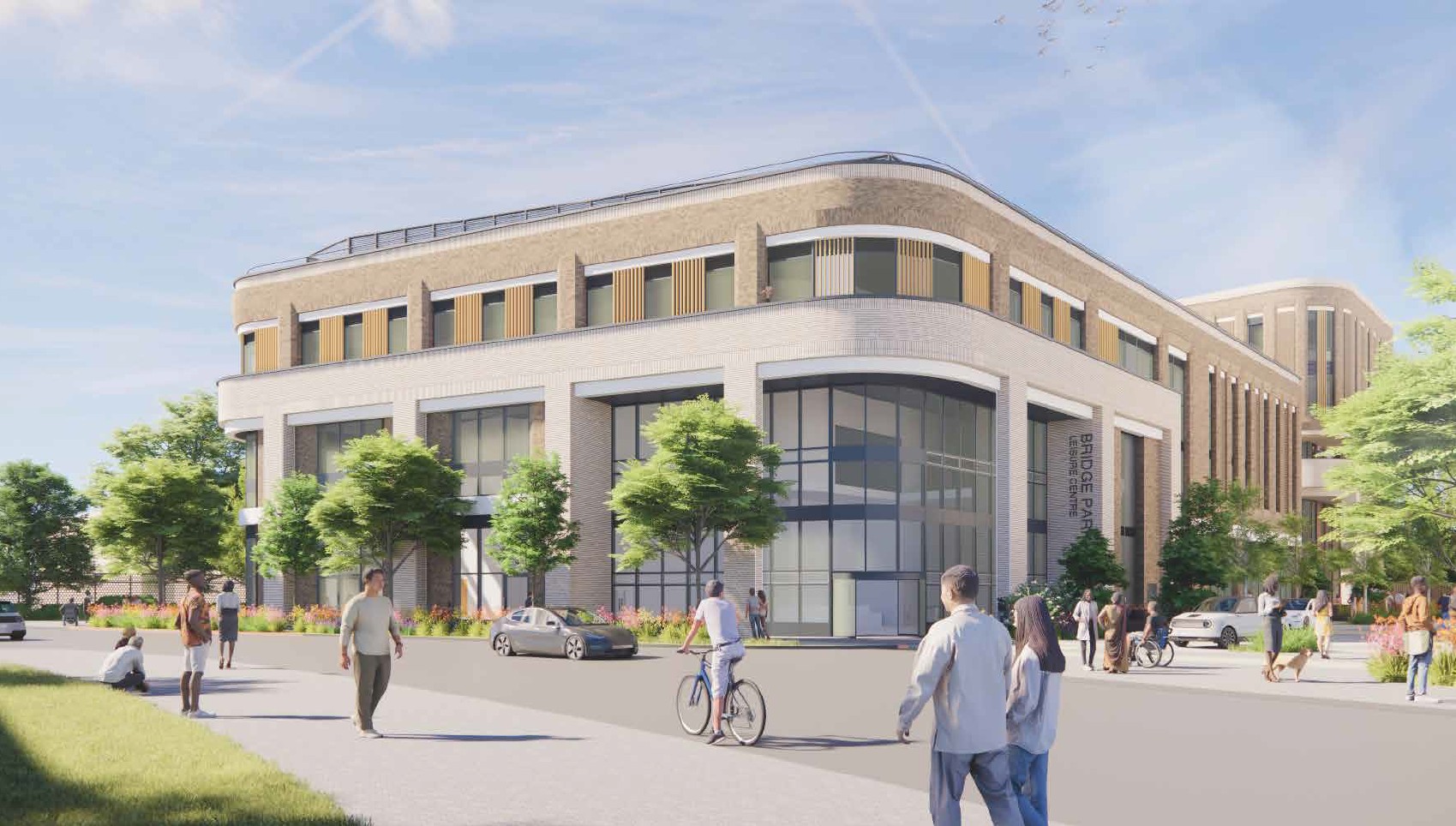 Artist impression of what the new Bridge Park redevelopment could look like