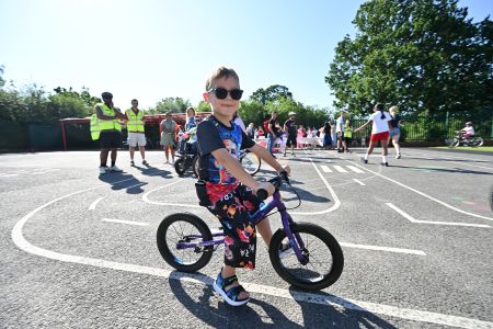 Child on a bike