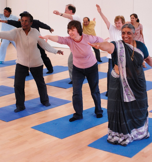 photo of people exercising